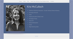 Desktop Screenshot of krismcculloch.com