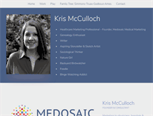 Tablet Screenshot of krismcculloch.com
